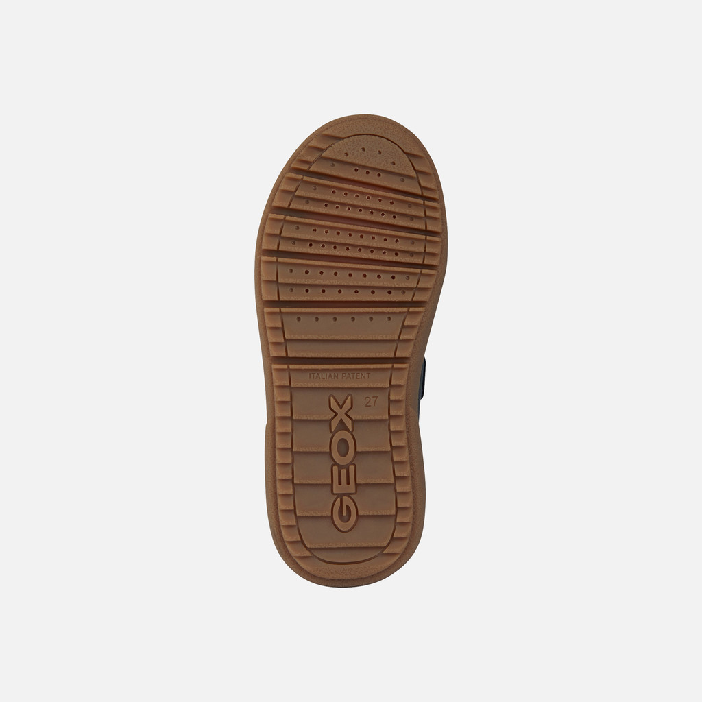 velcro shoes THELEVEN BOY Black/Cognac - image number 6 | GEOX