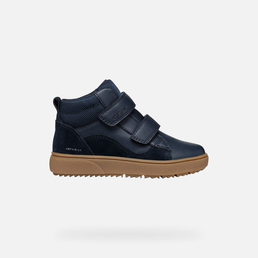 GEOX Scarpe Theleven Abx Bambino Blu Navy/caramello
