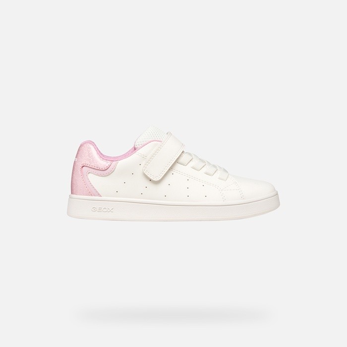 Niedrige Sneakers ECLYPER MÄDCHEN Weiß/Rosa | GEOX