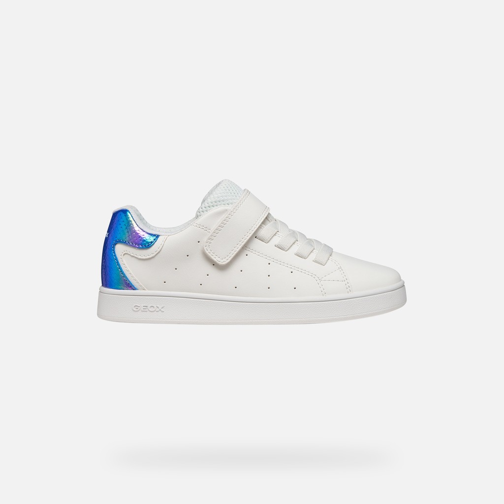 Low top sneakers ECLYPER GIRL White/Bluette - image number 1 | GEOX