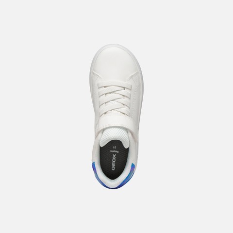Low top sneakers ECLYPER GIRL White/Bluette - image number 5 | GEOX