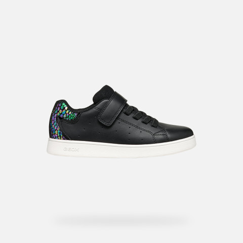 Low top sneakers ECLYPER JUNIOR Black/Violet - image number 1 | GEOX