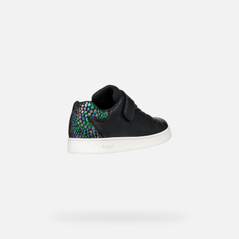 Low top sneakers ECLYPER JUNIOR Black/Violet - image number 4 | GEOX
