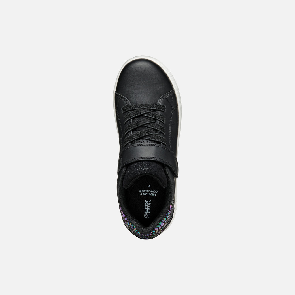 Low top sneakers ECLYPER JUNIOR Black/Violet - image number 5 | GEOX