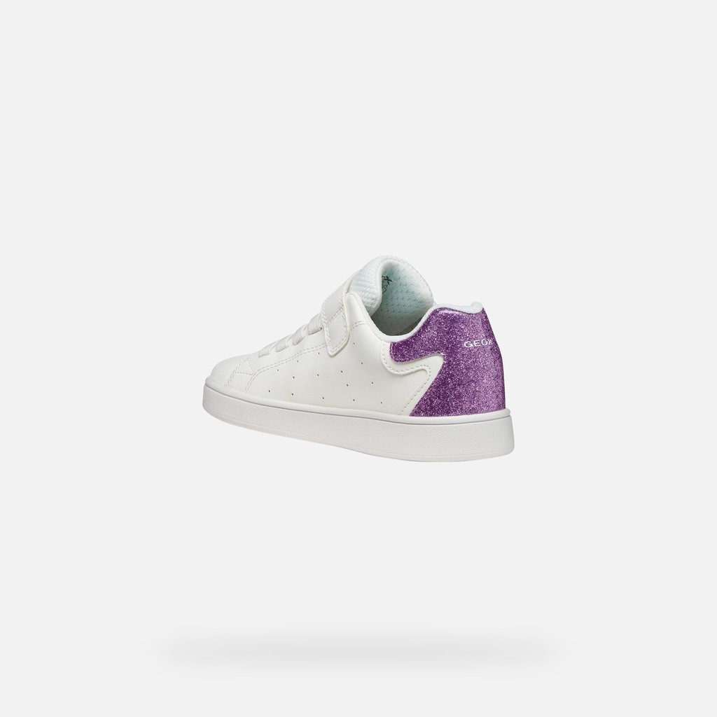 Sneakers basse ECLYPER JUNIOR Bianco/Lilla - image number 3 | GEOX