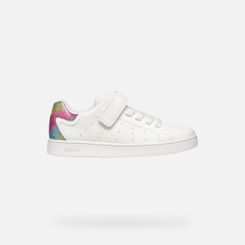 Low top sneakers ECLYPER JUNIOR White/Multicolor - image number 1 | GEOX