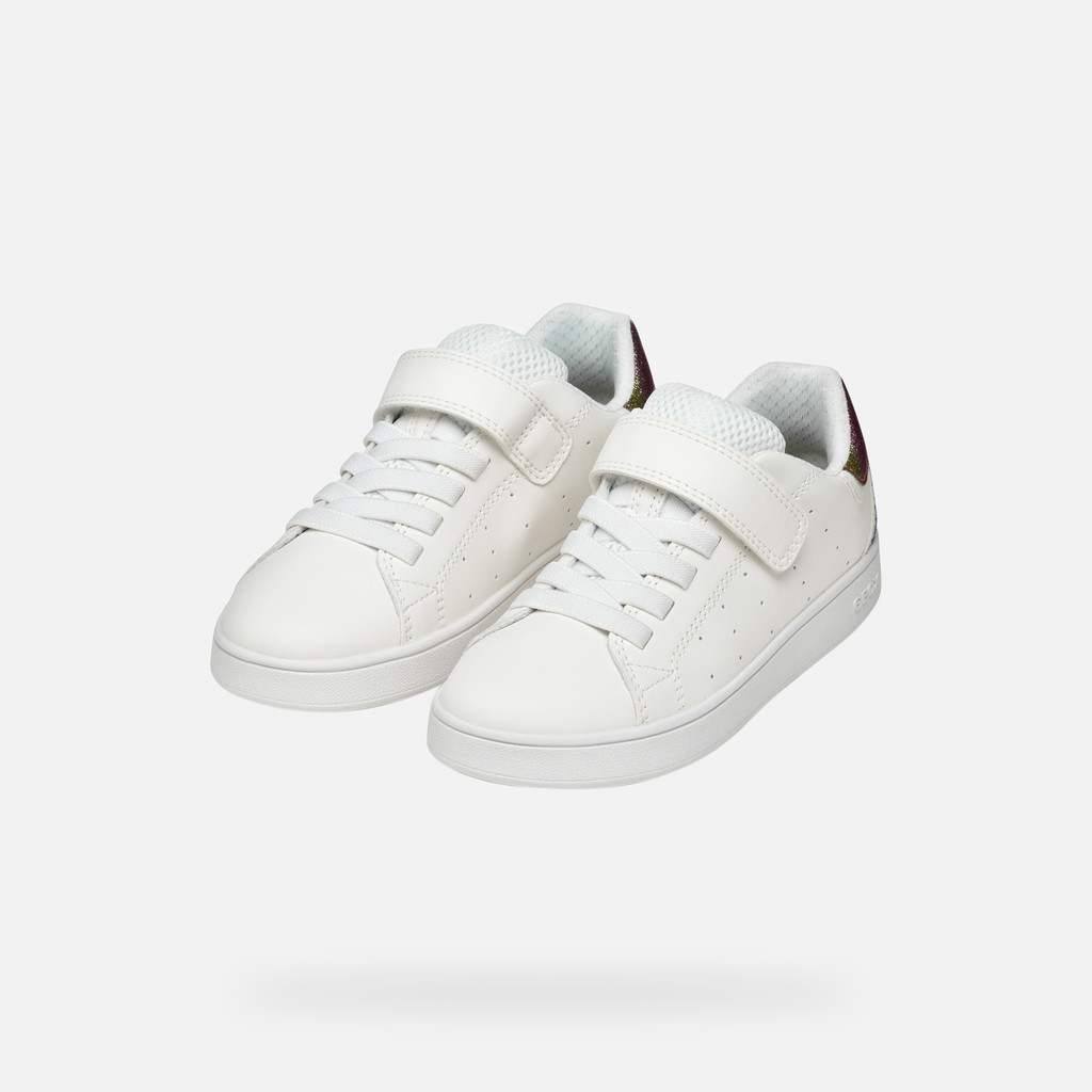 Low top sneakers ECLYPER JUNIOR White/Multicolor - image number 7 | GEOX