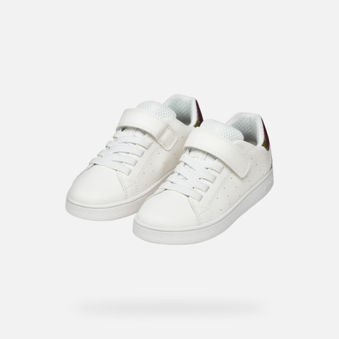 Low top sneakers ECLYPER JUNIOR White/Multicolor - image number 7 | GEOX