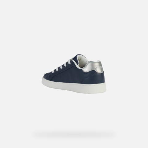 Low Top Sneakers ECLYPER JUNIOR Navy/Silver - image number 3 | GEOX