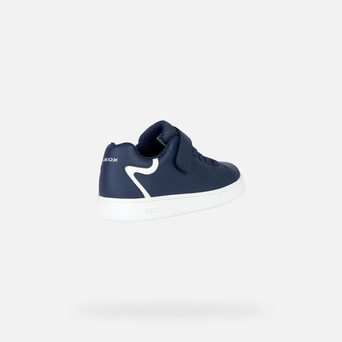 Geox® ECLYPER A: Low Top Sneakers navy blue Kids | Geox®