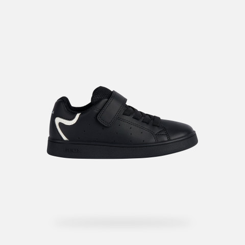 Low top sneakers ECLYPER JUNIOR Black - image number 1 | GEOX