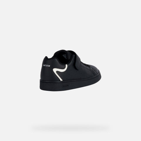 Low top sneakers ECLYPER JUNIOR Black - image number 4 | GEOX