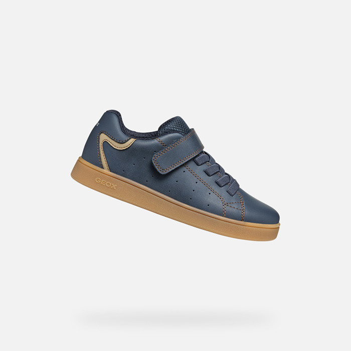 Low top sneakers ECLYPER BOY Navy/Beige | GEOX