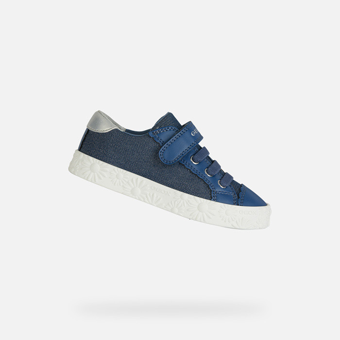 Sapatos de velcro CIAK MENINA Azul acinzentado | GEOX