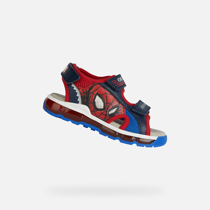 Spider-man SANDAL ANDROID JUNIOR Bleu marine/Rouge | GEOX