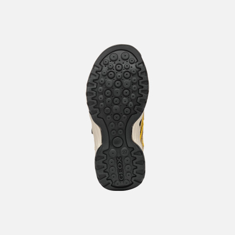 Closed toe sandals BOREALIS BOY Beige/Yellow - image number 6 | GEOX