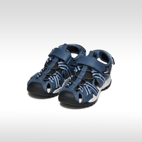 Closed toe sandals BOREALIS BOY Denim/Black - image number 1 | GEOX