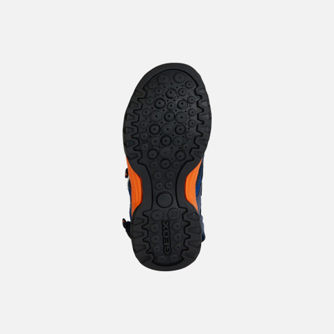 Closed toe sandals BOREALIS BOY Royal/Orange - image number 6 | GEOX
