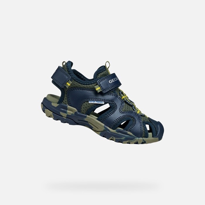 Closed toe sandals BOREALIS   BOY Navy/Military | GEOX