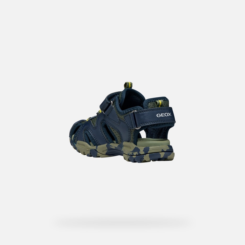 Closed toe sandals BOREALIS   BOY Navy/Military - image number 3 | GEOX