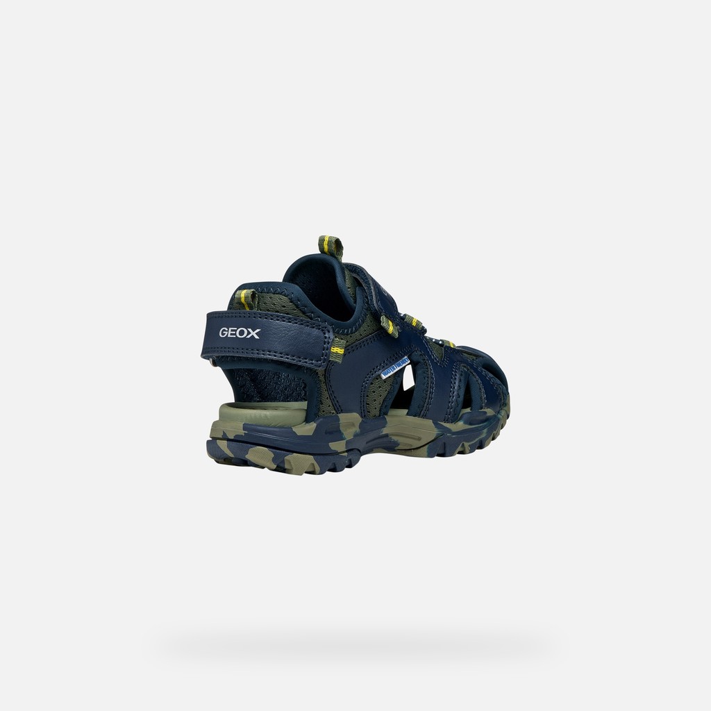 Closed toe sandals BOREALIS   BOY Navy/Military - image number 4 | GEOX