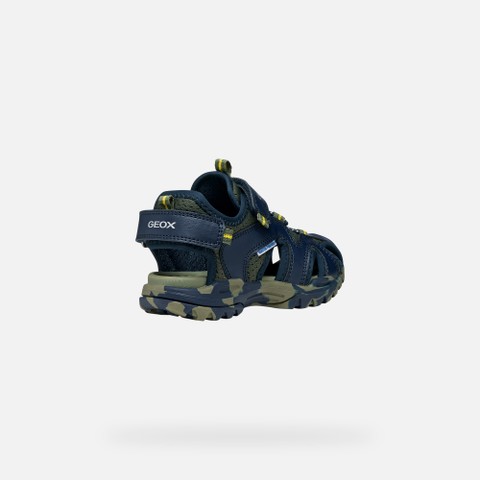 Closed toe sandals BOREALIS   BOY Navy/Military - image number 4 | GEOX