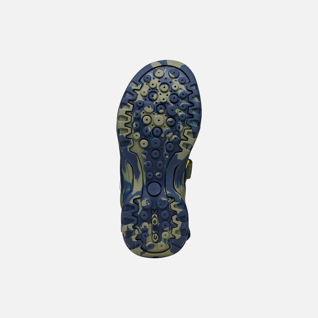 Sandals with straps BOREALIS   JUNIOR Navy/Military - image number 6 | GEOX