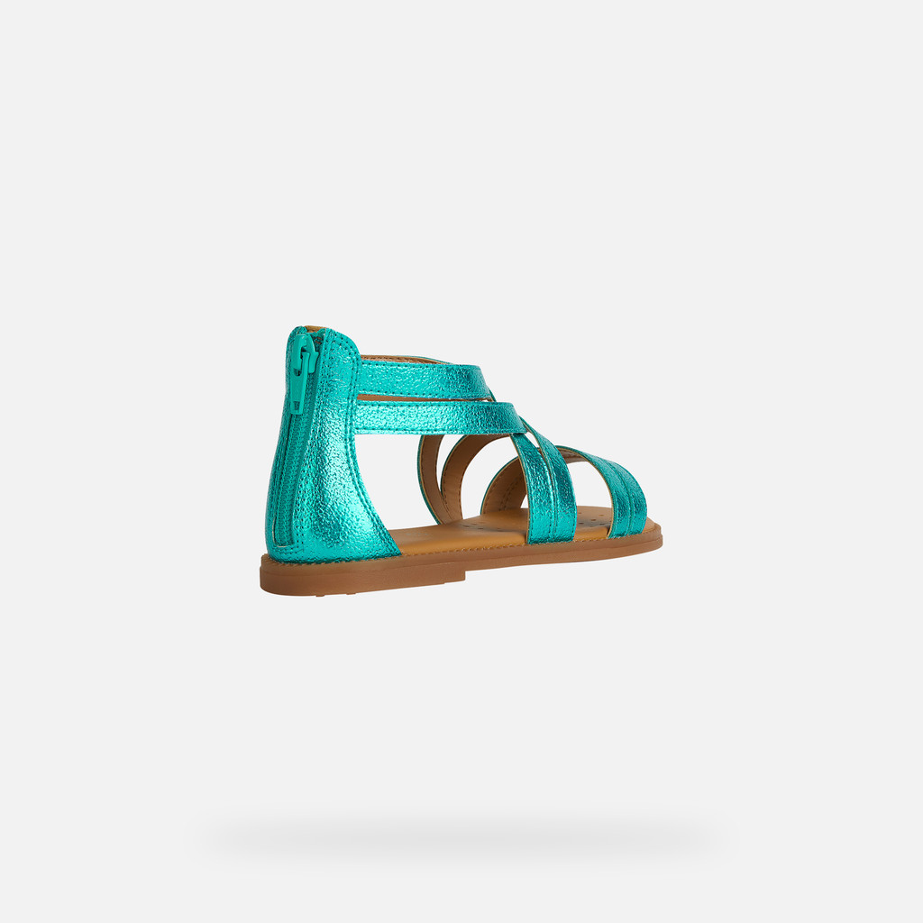 Dark best sale teal sandals