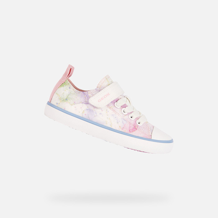 Low top sneakers GISLI GIRL White/Pink | GEOX