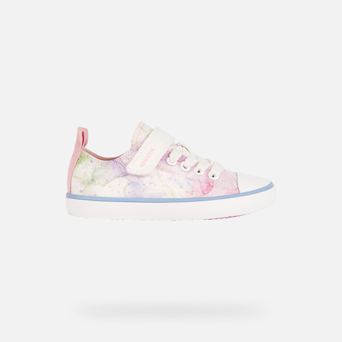 Low top sneakers GISLI GIRL White/Pink | GEOX