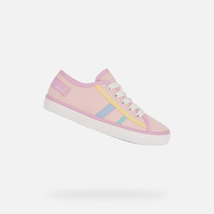 Low top sneakers GISLI JUNIOR Light rose/Pink | GEOX