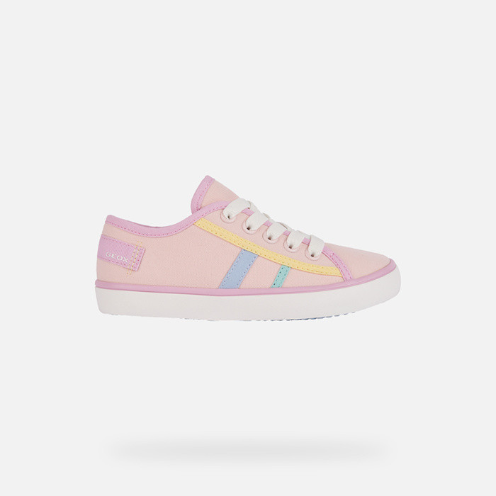 Low top sneakers GISLI JUNIOR Light rose/Pink | GEOX