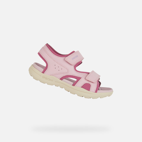 Sandals with straps VANIETT JUNIOR Pink/Fuchsia - image number 0 | GEOX