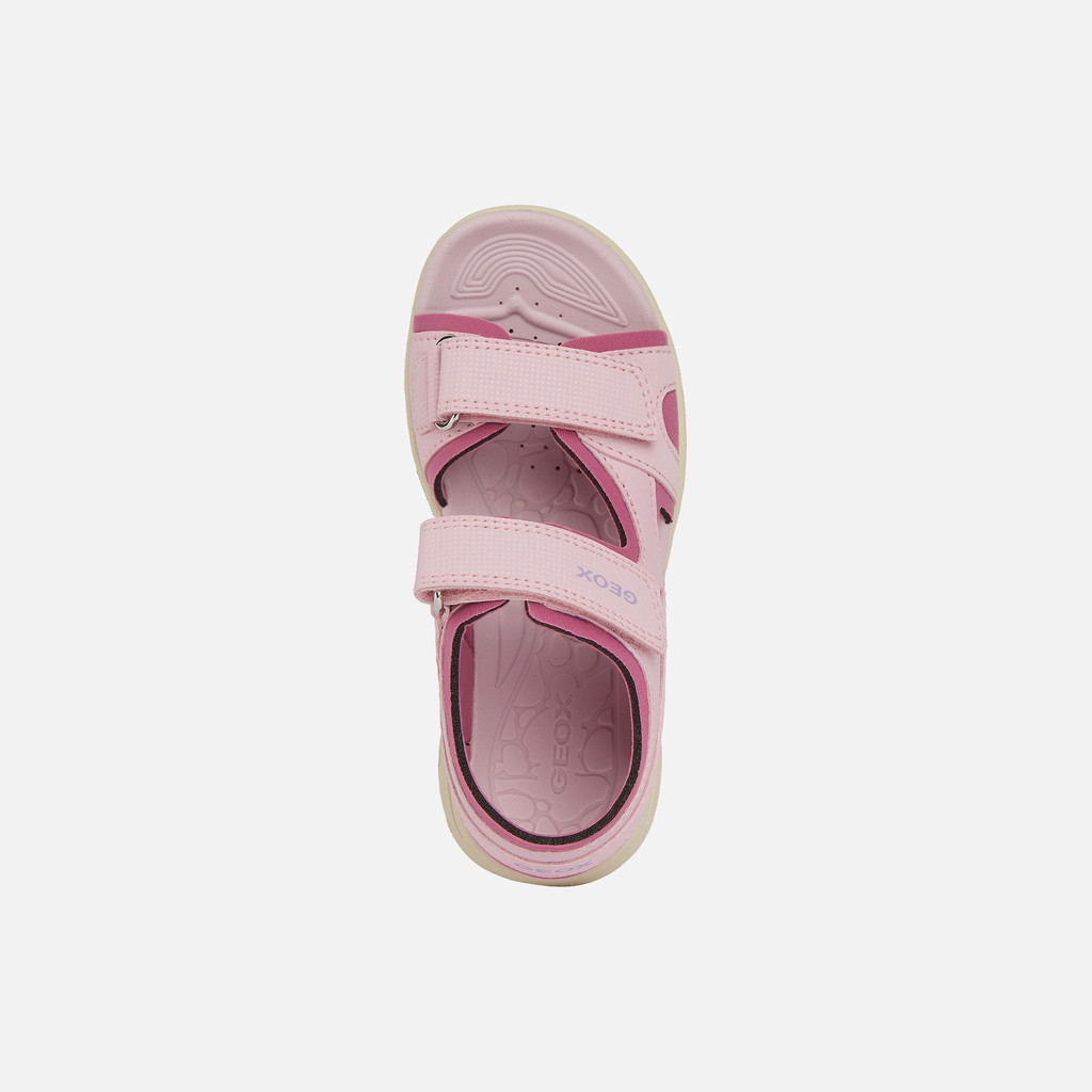 Sandals with straps VANIETT JUNIOR Pink/Fuchsia - image number 5 | GEOX