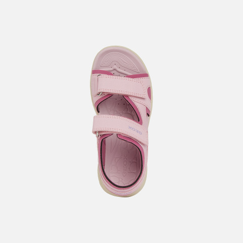 Sandals with straps VANIETT JUNIOR Pink/Fuchsia - image number 5 | GEOX