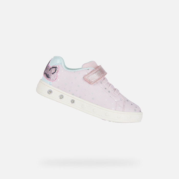 Shoes with lights SKYLIN GIRL Pink/Aqua | GEOX