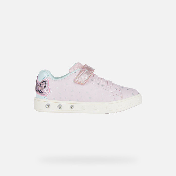 Shoes with lights SKYLIN GIRL Pink/Aqua | GEOX