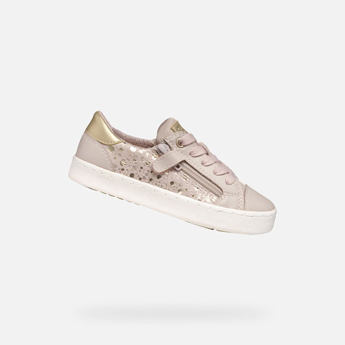 Low top sneakers KILWI GIRL Light rose/Platinum | GEOX