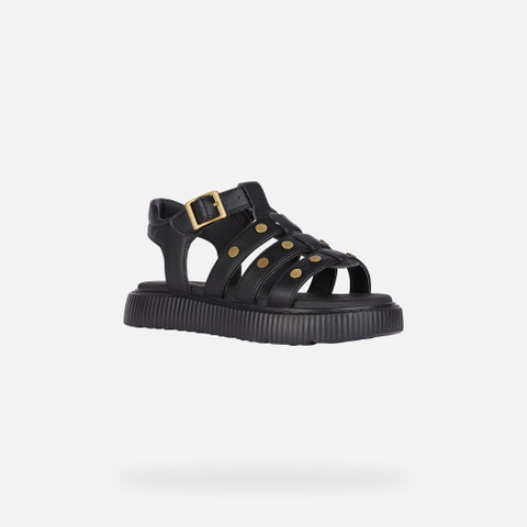 open sandals SANDAL KODETTE GIRL Black - image number 2 | GEOX