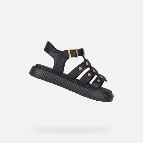 open sandals SANDAL KODETTE GIRL Black - image number 0 | GEOX