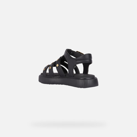 open sandals SANDAL KODETTE GIRL Black - image number 3 | GEOX