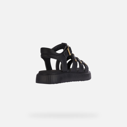 open sandals SANDAL KODETTE GIRL Black - image number 4 | GEOX