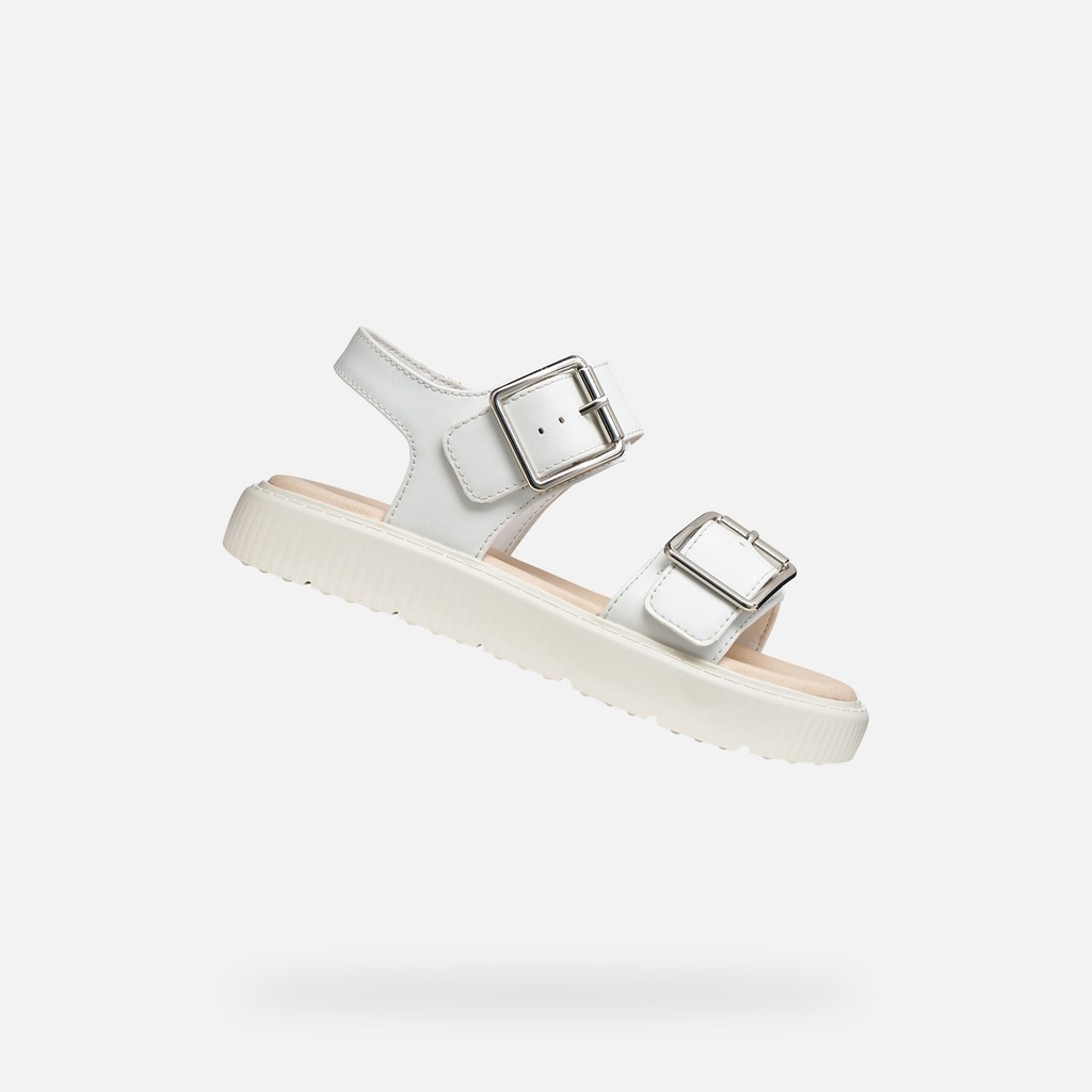 Open sandals SANDAL KODETTE GIRL White - image number 0 | GEOX