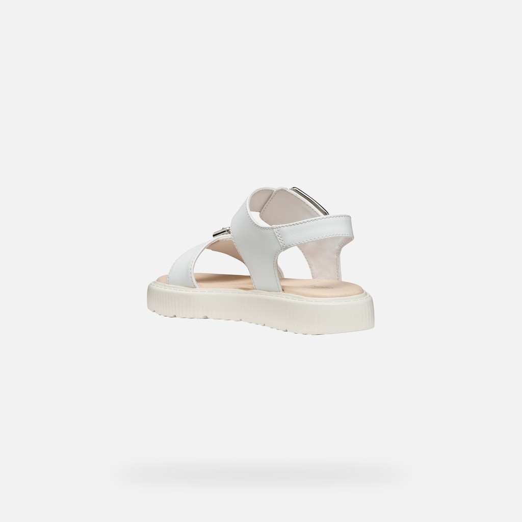 Open sandals SANDAL KODETTE GIRL White - image number 3 | GEOX
