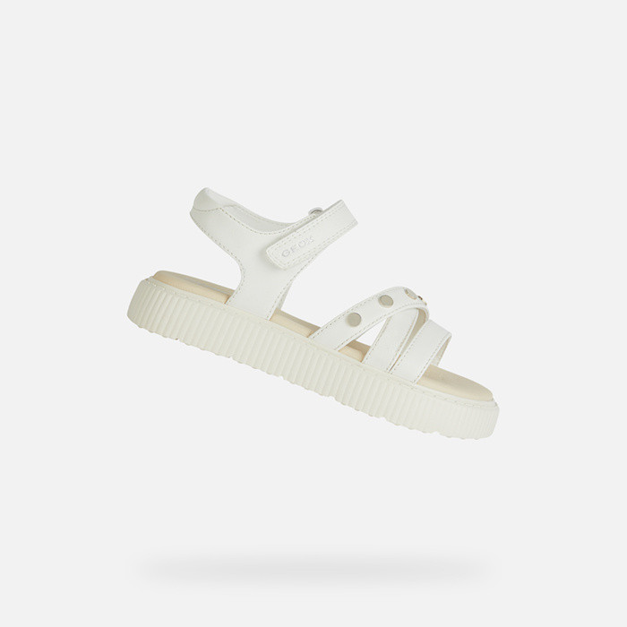 Sandales ouvertes SANDAL KODETTE FILLE Blanc | GEOX
