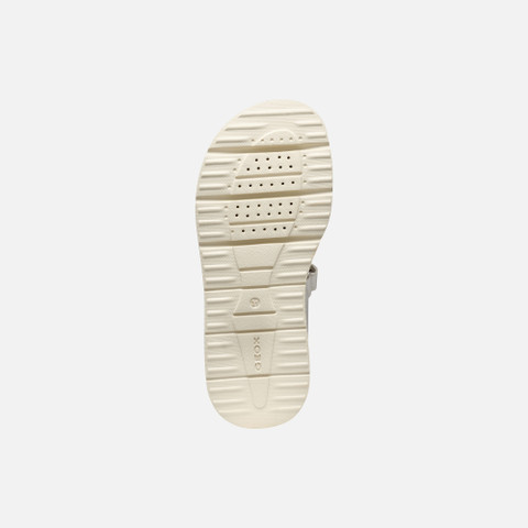 open sandals SANDAL KODETTE GIRL White/Silver - image number 6 | GEOX