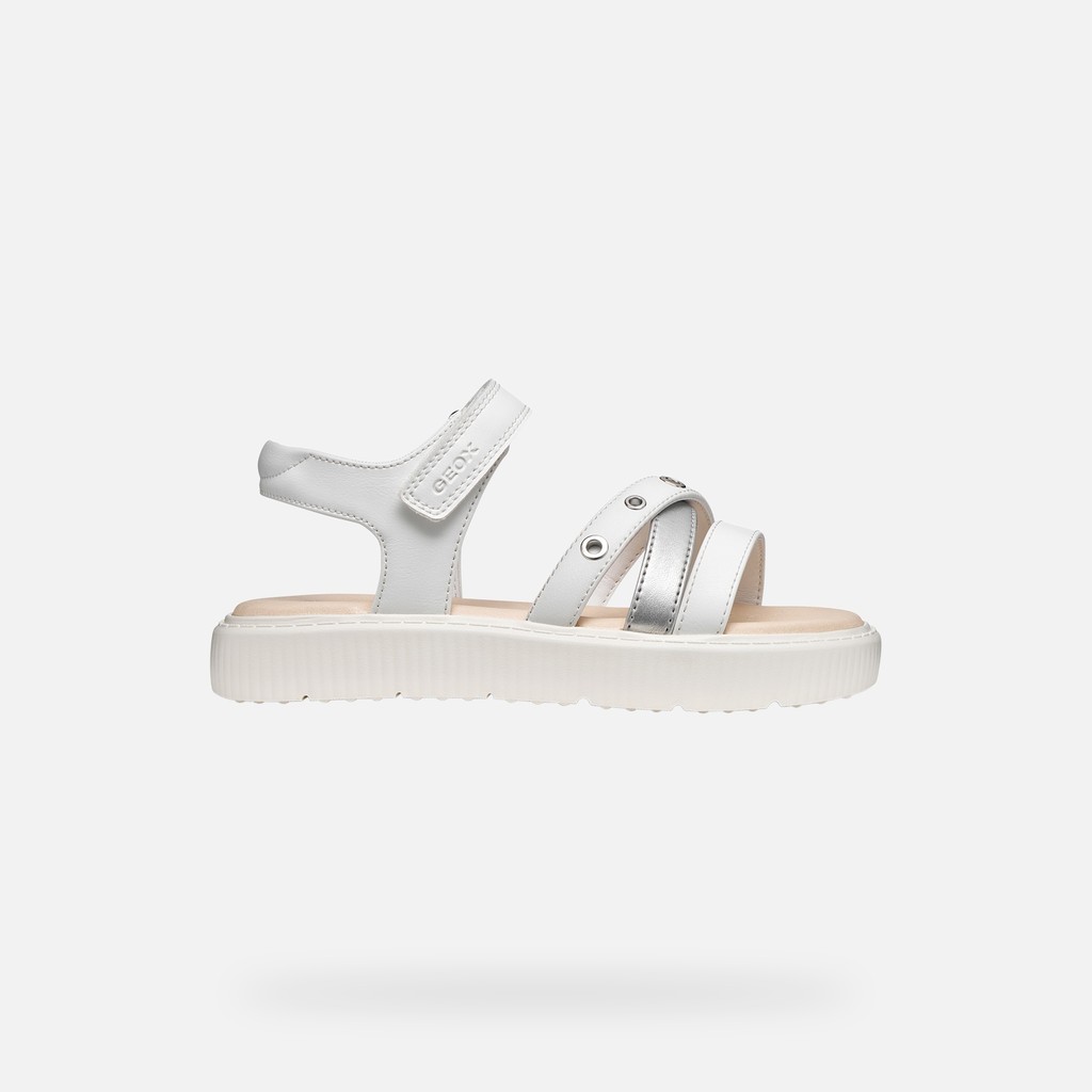 Sandales ouvertes SANDAL KODETTE FILLE Blanc - image number 1 | GEOX