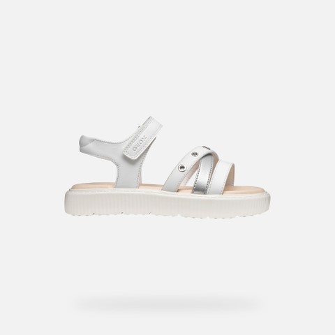 Sandales ouvertes SANDAL KODETTE FILLE Blanc - image number 1 | GEOX