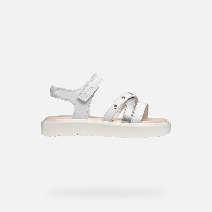 Sandales ouvertes SANDAL KODETTE FILLE Blanc | GEOX