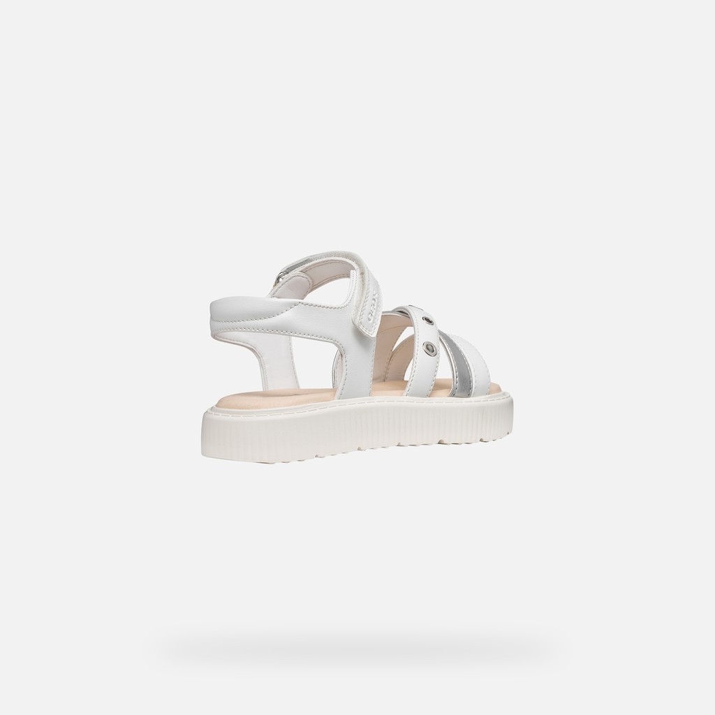 Sandales ouvertes SANDAL KODETTE FILLE Blanc - image number 4 | GEOX